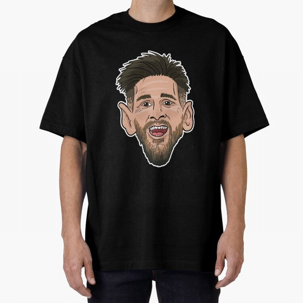 messi toon face argentina Classic T-Shirt Fuel Your Fan Pride for Match Day Hype around FIFA World Cup 2026, CR7 and Messi, Spain, Football History, Final Match Energy, Crowd Noise and Once in a Lifetime Moments; Made for Collectors Who Enjoy