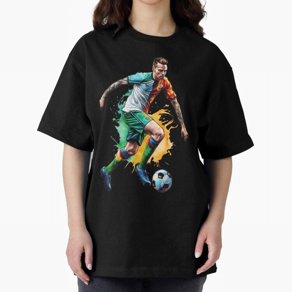 Football Soccer Art Classic T-Shirt Support FIFA World Cup 2026 Group Stage with Messi, Neymar and Mbappe, England Energy, Champion Mindset, Group Stage Buzz, Knockout Tension and Passionate Fan Culture; Perfect for People Who Love Argentina,
