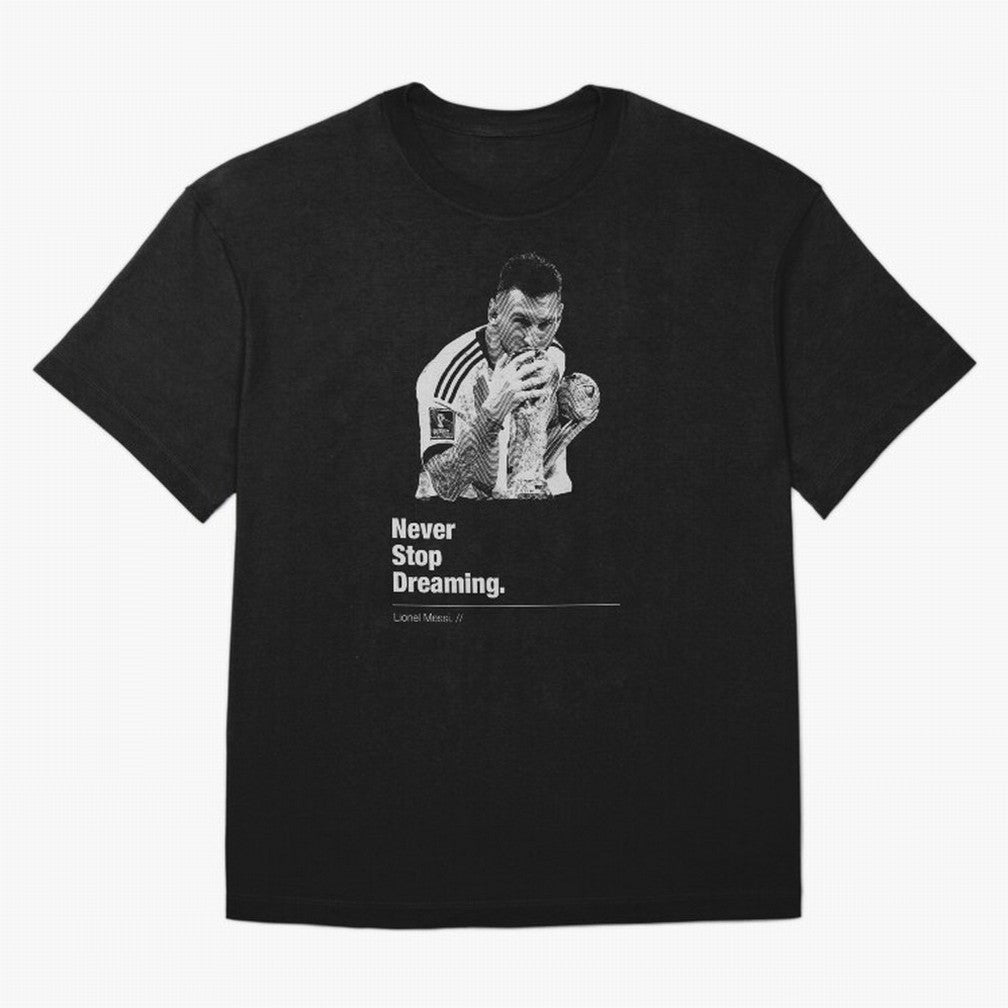Never Stop Dreaming Classic T-Shirt Celebrate Global Passion for FIFA World Cup 2026 for Fans of CR7 and Brazil, Portugal and Argentina, Bringing Worldwide Fan Energy, Dramatic Goals, Stadium Lights and Championship Celebrations; Ideal for Fans Who