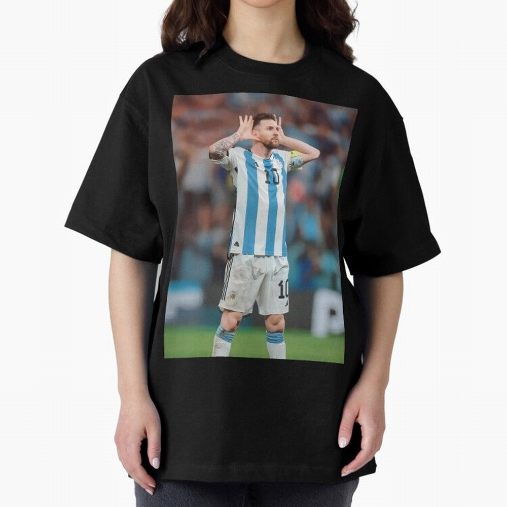 Lionel Messi In Qatar Wolrd Cup Classic T-Shirt Represent Football Lovers during FIFA World Cup 2026 USA Canada Mexico Spirit, Inspired by Argentina, France and Brazil, Neymar, Classic Soccer Heritage, Championship Pressure, Fan Loyalty and