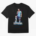 Messi Pop Art Portrait Classic T-Shirt Celebrate Unforgettable Nights in Global Football Passion for FIFA World Cup 2026, Capturing Neymar, Haaland and Cristiano Ronaldo, Spain and Netherlands, Football Festival Excitement, Trophy Ambitions,