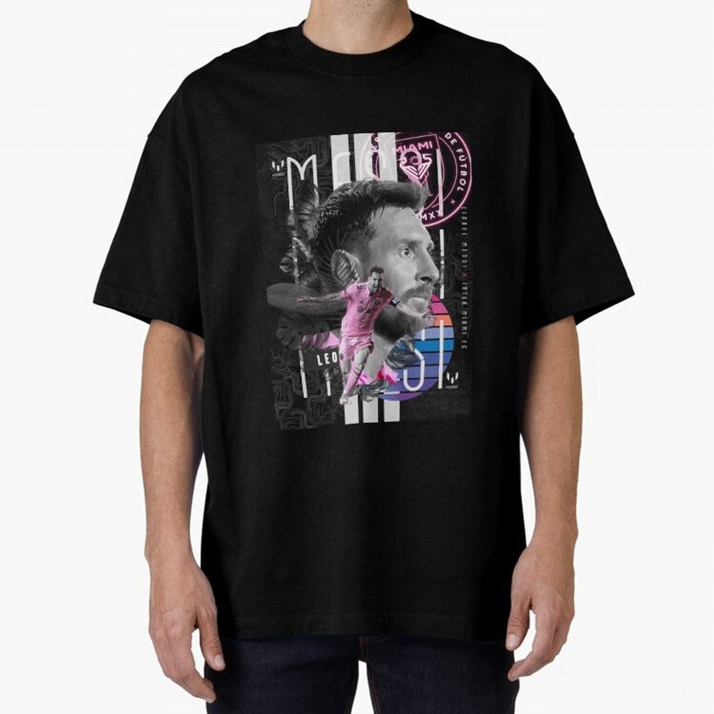 Messi Pop Art Portrait Classic T-Shirt Celebrate Fan Favorites in Global Football Passion for FIFA World Cup 2026 Group Stage, Capturing Mbappe, Portugal, Spain and Germany, Football Festival Excitement, Trophy Ambitions, Country Rivalries and Star