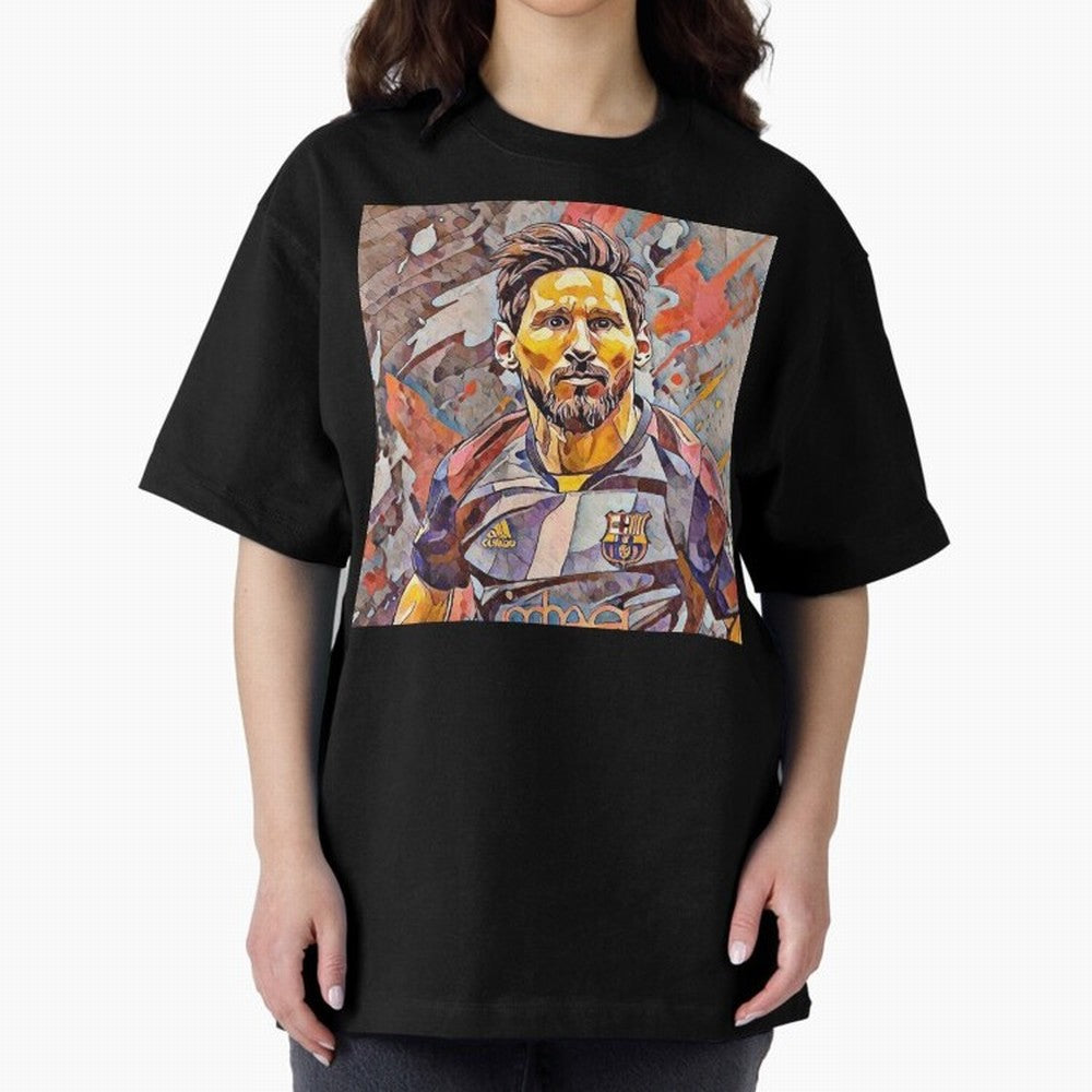 Messi Pop Art Portrait Classic T-Shirt Stand Proud for FIFA World Cup 2026 for Fans of Neymar and Argentina, Bringing Classic Soccer Heritage, Championship Pressure, Fan Loyalty and International Pride; Ideal for Passionate Fans Who Love Underdog