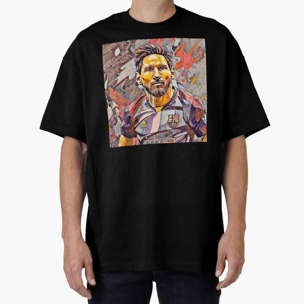 Messi Pop Art Portrait Classic T-Shirt Stand Proud for FIFA World Cup 2026 for Fans of Neymar and Argentina, Bringing Classic Soccer Heritage, Championship Pressure, Fan Loyalty and International Pride; Ideal for Passionate Fans Who Love Underdog