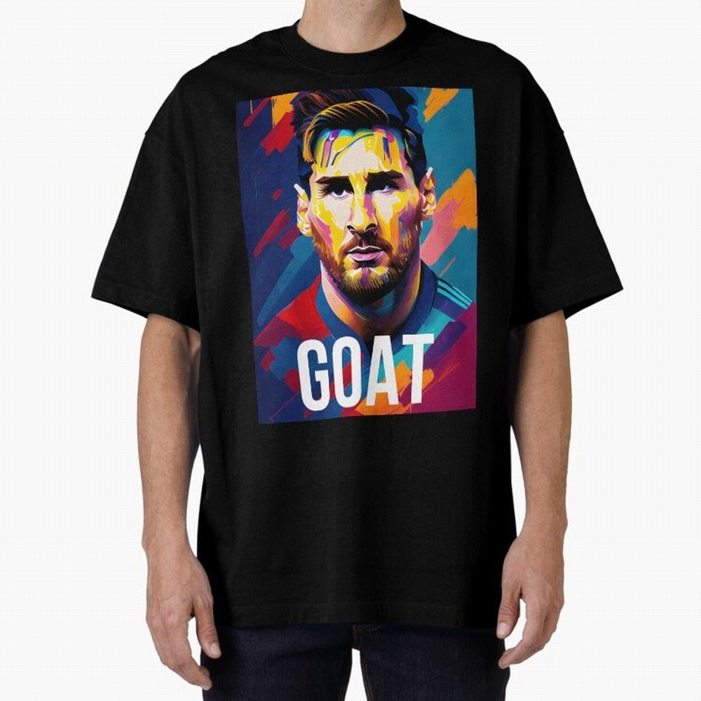Messi Pop Art Portrait Classic T-Shirt Join the Countdown to FIFA World Cup 2026 Group Stage for Fans of CR7 and Messi and England and Germany, Bringing Tournament Hype, Historic Matchups, Family Viewing Parties and Global Sports Pride; Perfect for