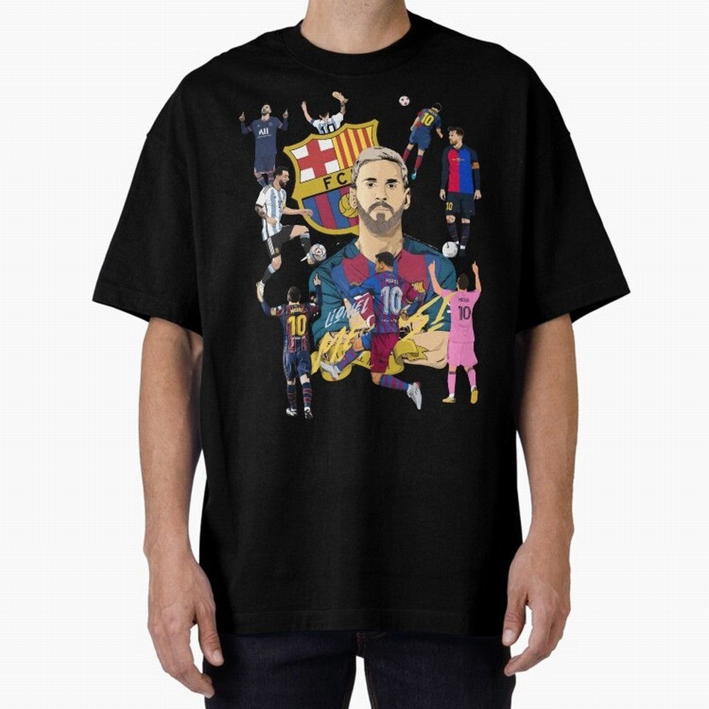 Messi Pop Art Portrait Classic T-Shirt Celebrate Global Passion for the FIFA World Cup 2026 Journey through Messi, Neymar and Mbappe Highlights, Argentina Pride, Soccer Culture, Superstar Moments, National Team Dreams and Competitive Fire; Ideal