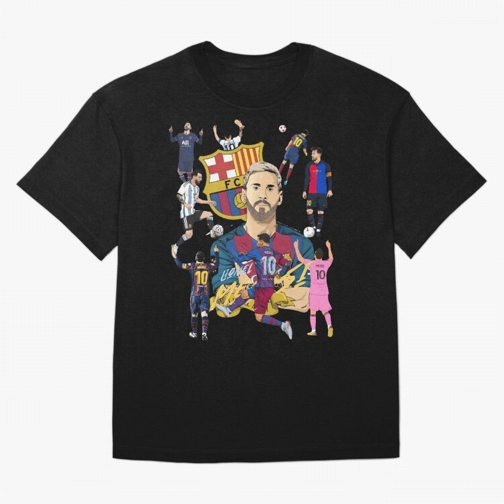 Messi Pop Art Portrait Classic T-Shirt Celebrate Global Passion for the FIFA World Cup 2026 Journey through Messi, Neymar and Mbappe Highlights, Argentina Pride, Soccer Culture, Superstar Moments, National Team Dreams and Competitive Fire; Ideal