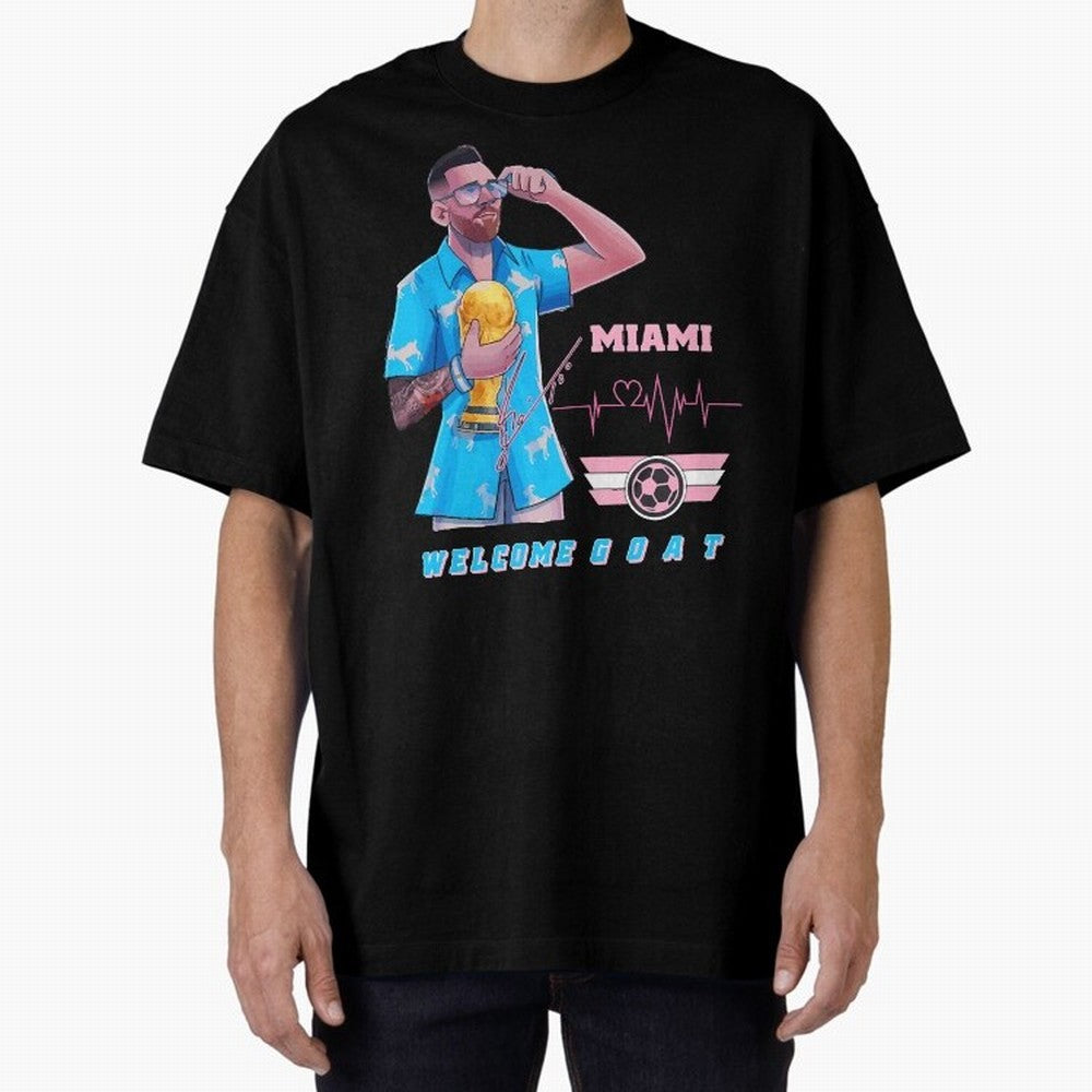 Messi The GOAT Classic T-Shirt Join Global Football Passion for FIFA World Cup 2026 Group Stage, Driven by Haaland and Mbappe, Argentina, France and Brazil, Tournament Hype, Historic Matchups, Family Viewing Parties and Global Sports Pride; Ideal