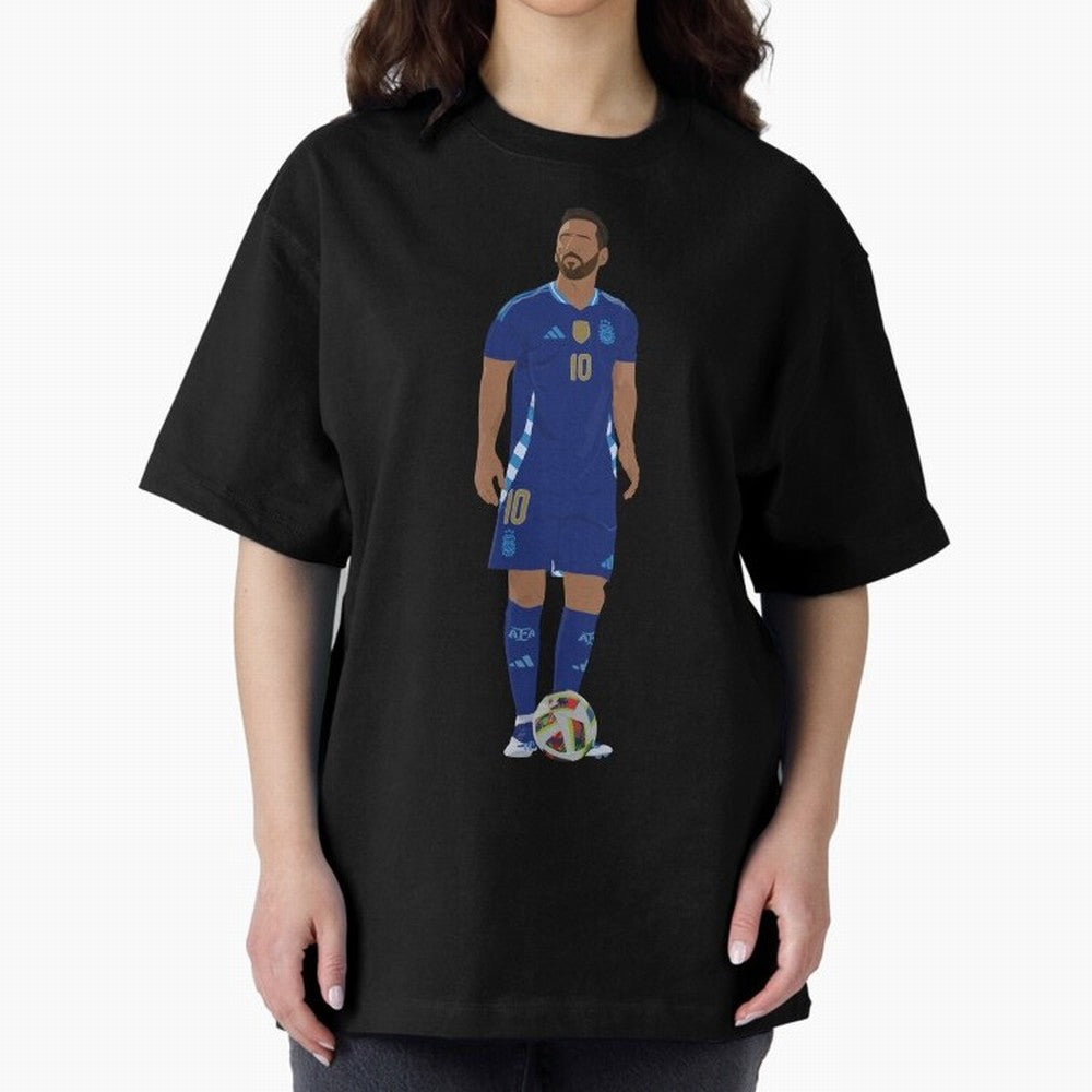 Leo Messi Classic T-Shirt Show Championship Spirit for FIFA World Cup 2026 USA Canada Mexico for Fans of Neymar and Brazil, Portugal and Argentina, Bringing Global Supporter Spirit, Legendary Goals, National Colors and Tournament Celebration; Ideal