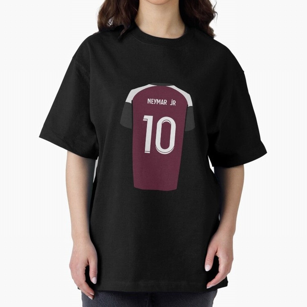 Neymar 2020/21 Jersey Oversized T-Shirt Feel the Roar of Match Day Hype around FIFA World Cup 2026 Group Stage, Neymar, France and Portugal, Global Supporter Spirit, Legendary Goals, National Colors and Tournament Celebration; Made for Collectors