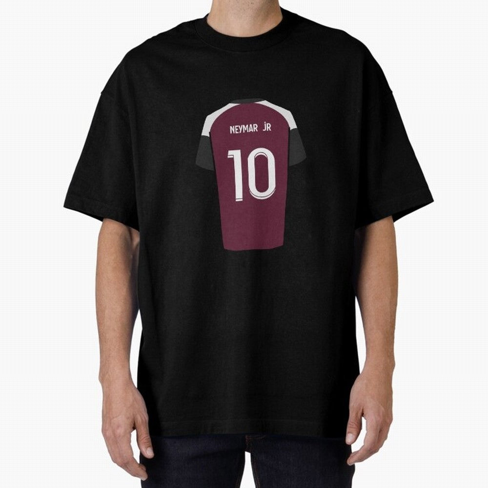 Neymar 2020/21 Jersey Oversized T-Shirt Feel the Roar of Match Day Hype around FIFA World Cup 2026 Group Stage, Neymar, France and Portugal, Global Supporter Spirit, Legendary Goals, National Colors and Tournament Celebration; Made for Collectors