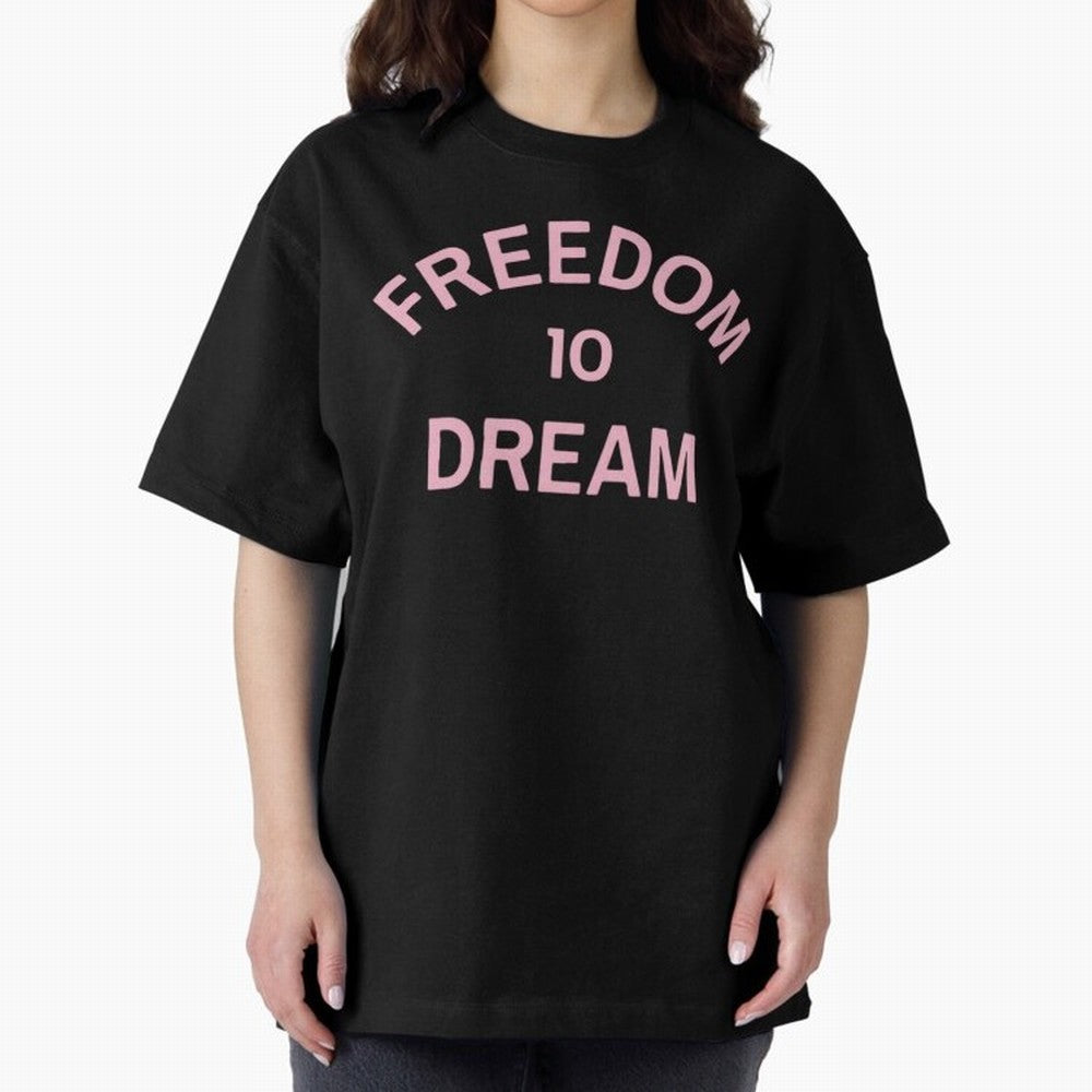 Freedom 10 Dream Oversized T-Shirt Follow the Final Road of FIFA World Cup 2026 Group Stage for Fans of Haaland and Mbappe and Argentina and Brazil, Bringing Stadium Chants, National Pride, Trophy Dreams and Unforgettable Football Memories; Perfect