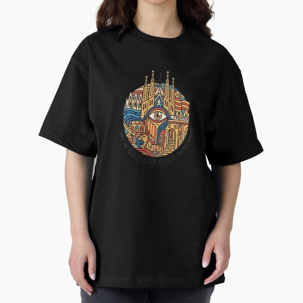 BARCELONA Oversized T-Shirt Bring Match Day Fire to FIFA World Cup 2026 Group Stage Spirit, Built around Spain, Neymar, Match Day Excitement, Supporter Culture, Golden Goals and Global Football Passion; Perfect for People Who Love Argentina,
