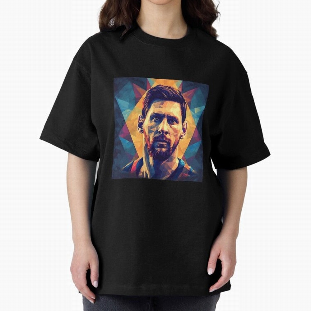 Lionel Messi Portrait Vector Classic T-Shirt Follow the Final Road of the FIFA World Cup 2026 Group Stage Journey through Mbappe Highlights, England and Germany Pride, Classic Soccer Heritage, Championship Pressure, Fan Loyalty and International