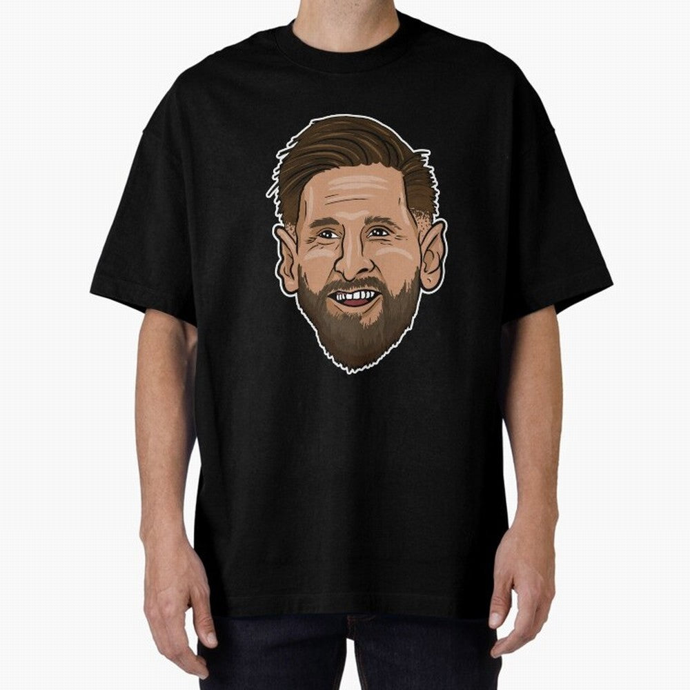 messi cartoon face Classic T-Shirt Enjoy the FIFA World Cup 2026 USA Canada Mexico Journey through Cristiano Ronaldo Highlights, France and Portugal Pride, Football Passion, Legendary Performances, Festival Vibes and Supporter Community; Made for