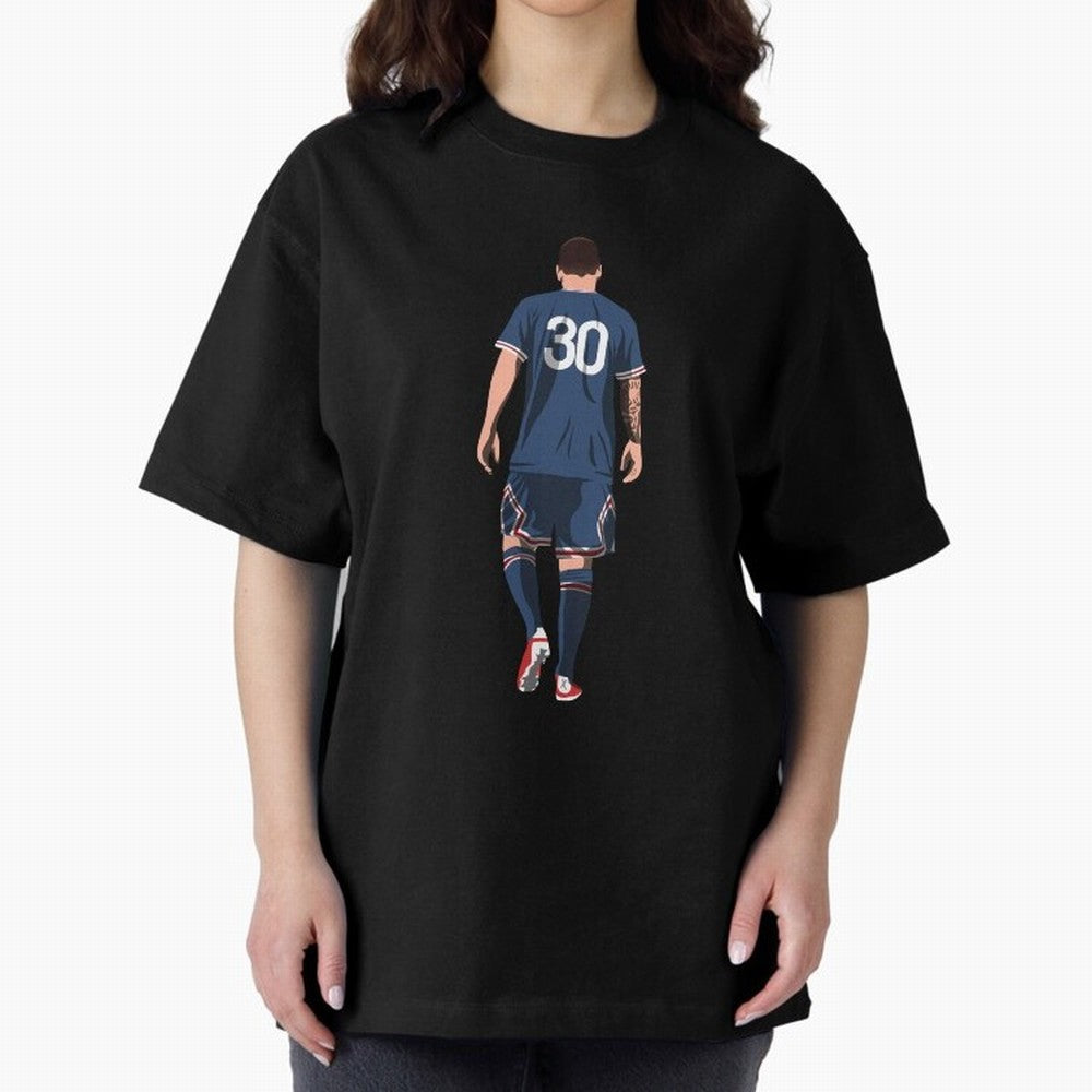 Lionel Messi Oversized T-Shirt Celebrate Every Goal in Match Day Hype around FIFA World Cup 2026, Haaland and Mbappe, Argentina and Brazil, Vintage Soccer Flavor, Modern Football Stars, National Flags and Final Night Emotion; Great for Supporters