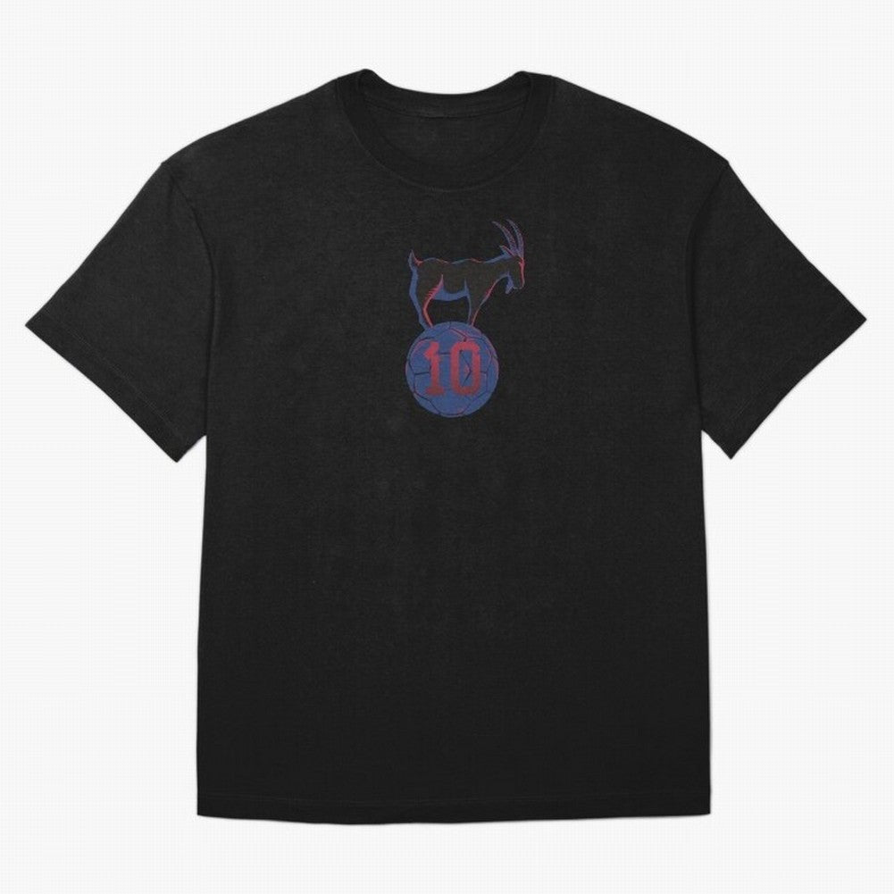 Messi 10 GOAT (Blue Soccer Ball FCB Futbol) Classic T-Shirt Live for the Drama of Match Day Hype around FIFA World Cup 2026, Messi, Netherlands, Sports Nostalgia, International Competition, Famous Players and Unforgettable Victories; Ideal for Fans