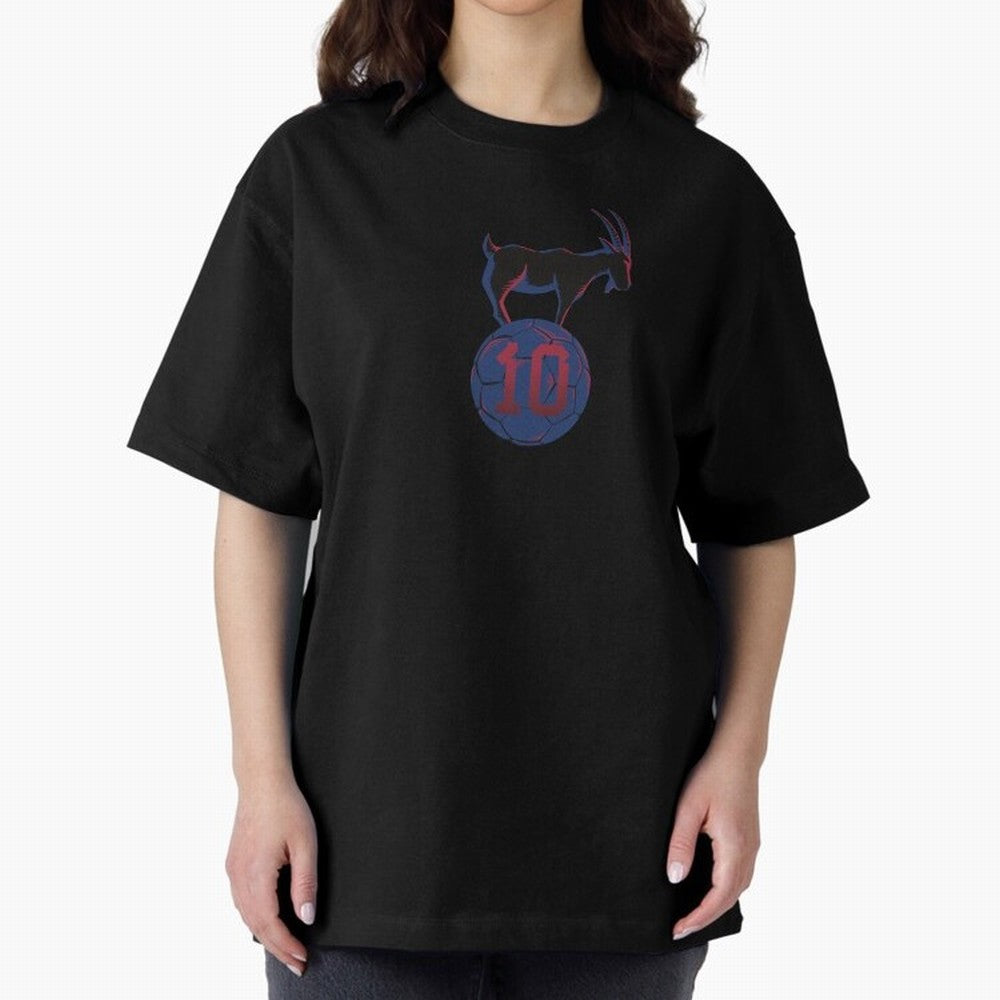 Messi 10 GOAT (Blue Soccer Ball FCB Futbol) Classic T-Shirt Live for the Drama of Match Day Hype around FIFA World Cup 2026, Messi, Netherlands, Sports Nostalgia, International Competition, Famous Players and Unforgettable Victories; Ideal for Fans