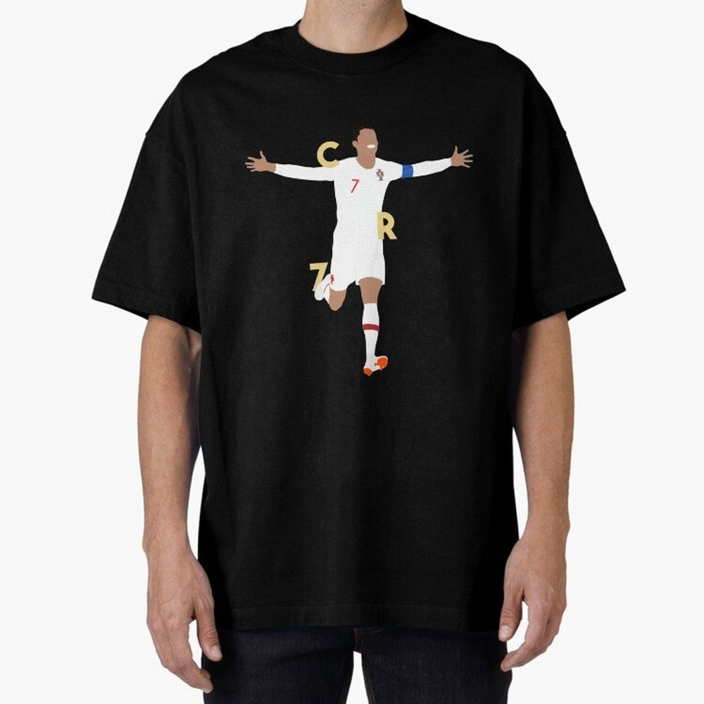 CR7 (Gold) Classic T-Shirt Follow the Final Road of Global Football Passion for FIFA World Cup 2026 USA Canada Mexico, Inspired by Mbappe, Portugal, Stadium Chants, National Pride, Trophy Dreams and Unforgettable Football Memories; Great for