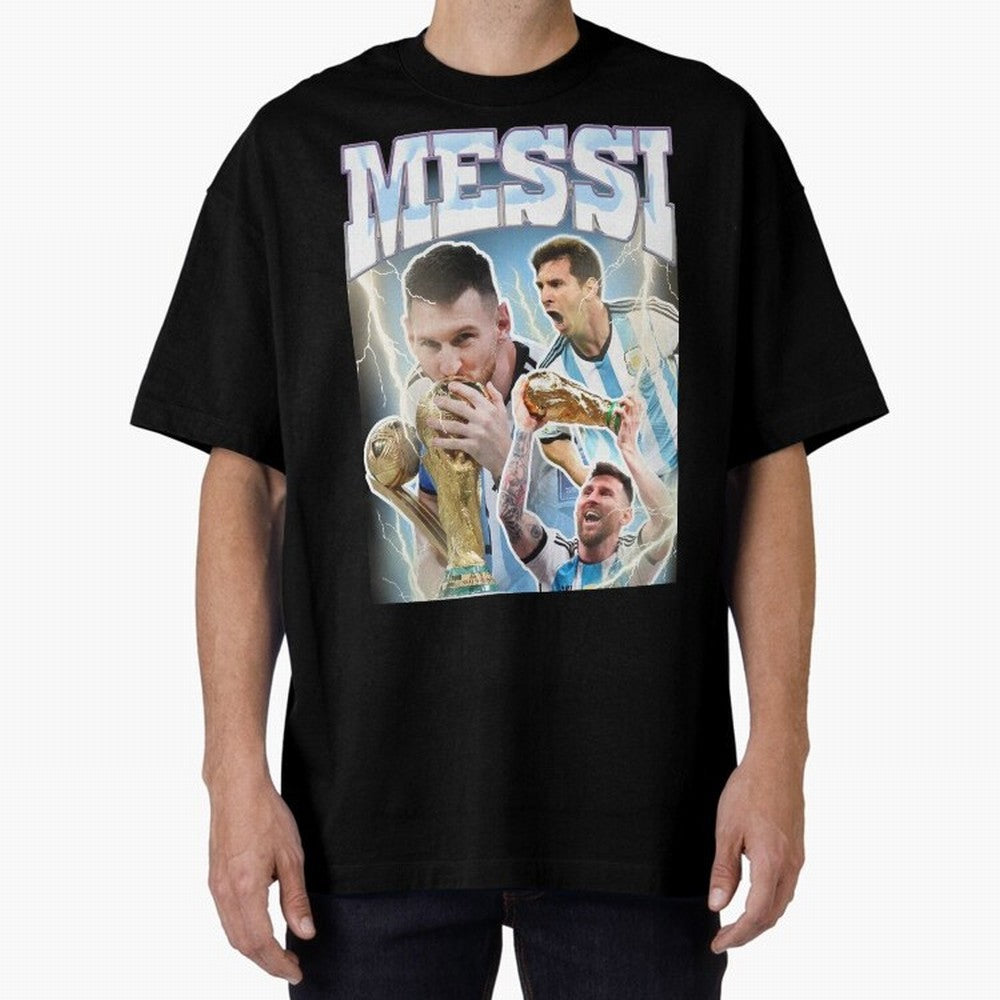 Messi Champion Vintage Retro Design Classic T-Shirt Mark FIFA World Cup 2026 USA Canada Mexico Driven by Mbappe and Neymar, France Energy, Global Supporter Spirit, Legendary Goals, National Colors and Tournament Celebration; Ideal for Fans Who