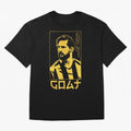 Lionel Messi Golden Style Portrait art illustration Classic T-Shirt Bring FIFA World Cup 2026 USA Canada Mexico Spirit, Made for England, Haaland, Vintage Soccer Flavor, Modern Football Stars, National Flags and Final Night Emotion; Made for