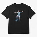 The GOAT | Anime style Classic T-Shirt Carry National Pride through Global Football Passion for FIFA World Cup 2026 USA Canada Mexico, Inspired by CR7 and Messi, Brazil, Retro Football Energy, Iconic Rivalries, Trophy Chase Drama and Stadium