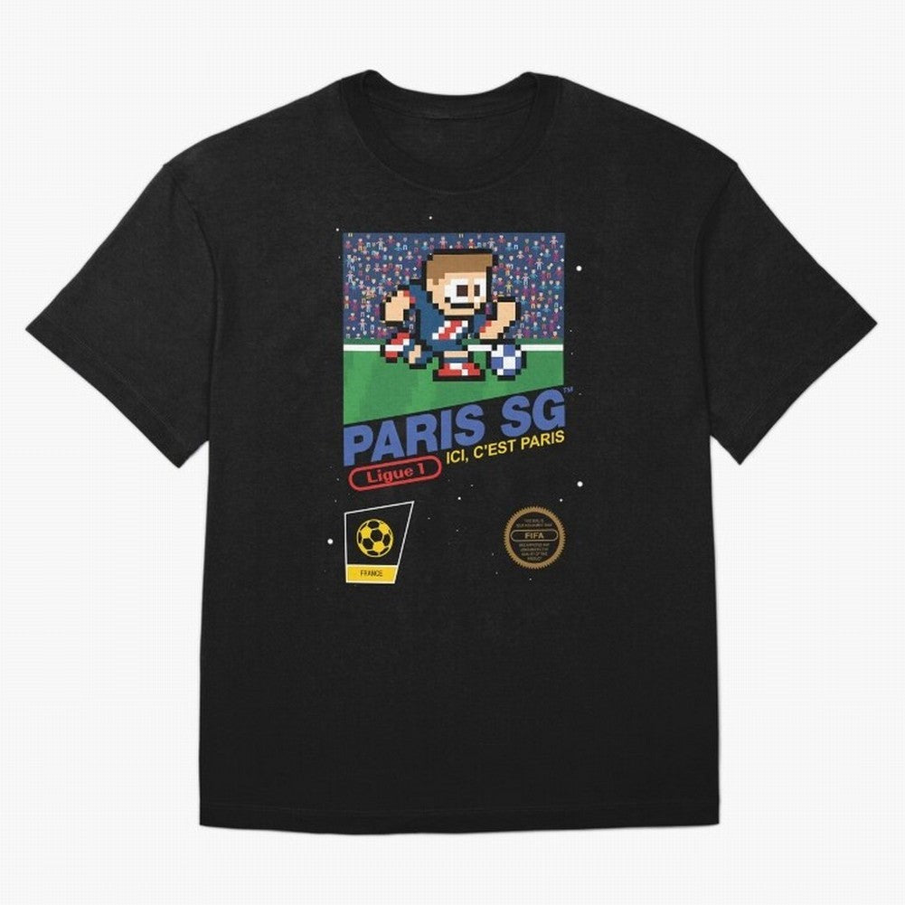 Paris SG v2 8bit Football Essential T-Shirt Keep the Legacy of FIFA World Cup 2026 for Fans of Messi, Neymar and Mbappe and England and Germany, Bringing Fan Favorite Moments, National Team Passion, Big Match Drama and Soccer History; Great for