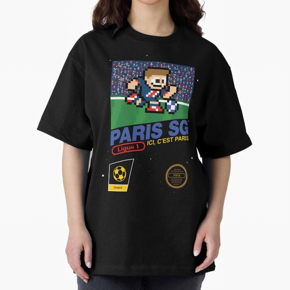 Paris SG v2 8bit Football Essential T-Shirt Keep the Legacy of FIFA World Cup 2026 for Fans of Messi, Neymar and Mbappe and England and Germany, Bringing Fan Favorite Moments, National Team Passion, Big Match Drama and Soccer History; Great for