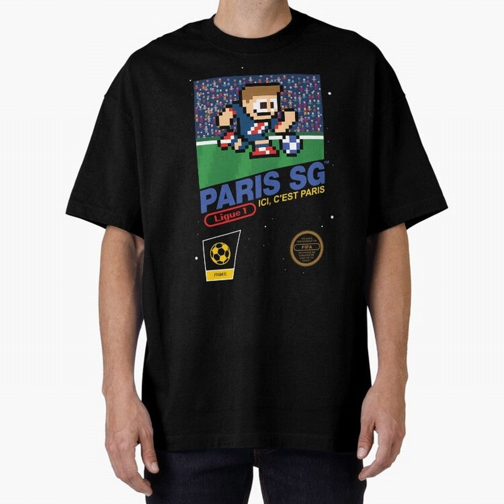 Paris SG v2 8bit Football Essential T-Shirt Keep the Legacy of FIFA World Cup 2026 for Fans of Messi, Neymar and Mbappe and England and Germany, Bringing Fan Favorite Moments, National Team Passion, Big Match Drama and Soccer History; Great for