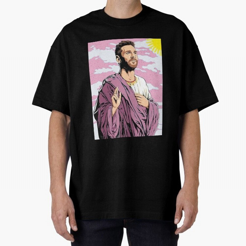 Messi the best Oversized T-Shirt Build the FIFA World Cup 2026 Group Stage Journey through Neymar, Haaland and Cristiano Ronaldo Highlights, England Pride, Goal Celebration Energy, Supporter Heritage, Football Icons and Worldwide Tournament Joy;
