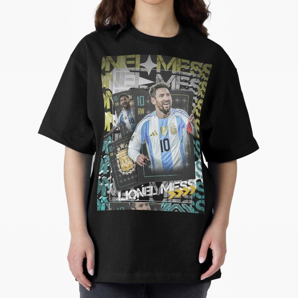 Lionel Messi Argentina Maestro Trading Card Cinematic Poster Classic T-Shirt Show Championship Spirit for Global Football Passion for FIFA World Cup 2026, Highlighting CR7, Germany, Football History, Final Match Energy, Crowd Noise and Once in a
