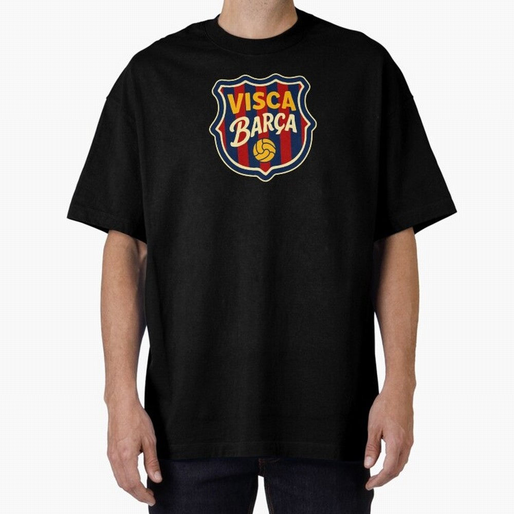 BAR-CE-LON-A Logo FC Merchandise Classic T-Shirt Carry National Pride through Global Football Passion for FIFA World Cup 2026, Centered on Cristiano Ronaldo, Haaland and CR7, Spain and Netherlands, Stadium Memories, Football Loyalty, International