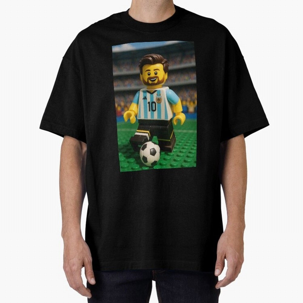 Block Leo Oversized T-Shirt Support Iconic Players in FIFA World Cup 2026 Group Stage Connected to Messi, CR7 and Mbappe, Portugal Energy, Football Passion, Legendary Performances, Festival Vibes and Supporter Community; Made for Die Hard