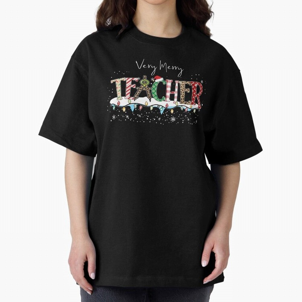 Christmas Teacher Tee, Teacher Holiday Classic T-Shirt Bring Global Tournament Vibes to Match Day Hype around FIFA World Cup 2026 USA Canada Mexico, Mbappe and Neymar, Portugal, Spain and Germany, Fan Favorite Moments, National Team Passion, Big