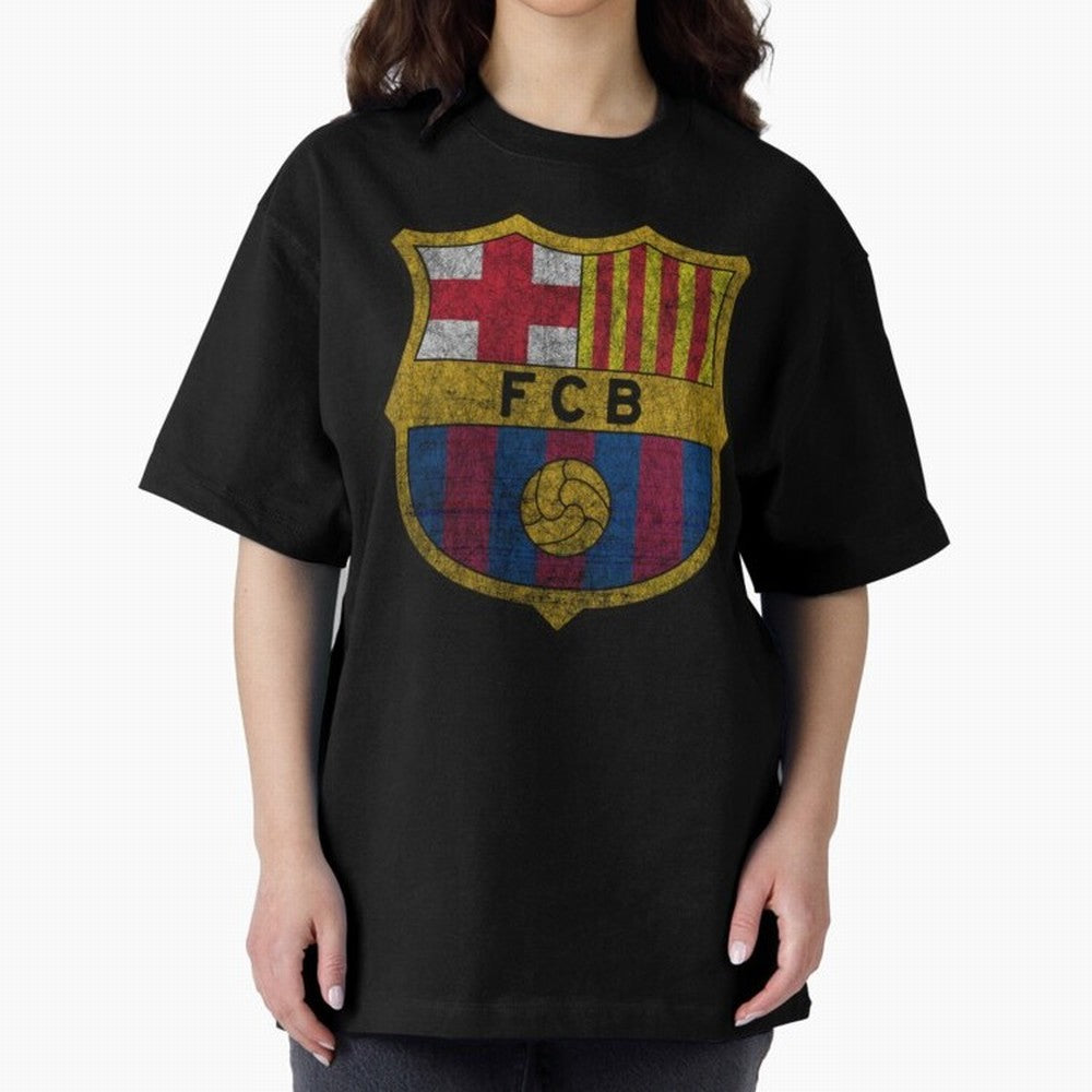 fc barcelona Oversized T-Shirt Fuel the Hype around FIFA World Cup 2026 for Fans of Messi, CR7 and Mbappe and Germany, Bringing Global Supporter Spirit, Legendary Goals, National Colors and Tournament Celebration; Great for Watch Parties, Sports