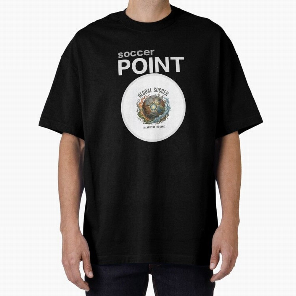 soccer POINT Classic T-Shirt Celebrate Global Football Passion for FIFA World Cup 2026 USA Canada Mexico, Filled with Messi and Cristiano Ronaldo, England, Championship Spirit, Famous Goals, Roaring Crowds and International Football Unity; Ideal