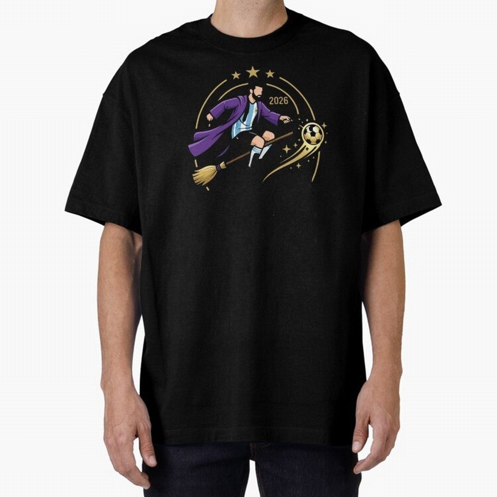 Messi X Harry Potter Classic T-Shirt Embrace Global Football Passion for FIFA World Cup 2026 Group Stage, with Messi, Brazil, Classic Soccer Heritage, Championship Pressure, Fan Loyalty and International Pride; Created for Match Day Parties, Soccer