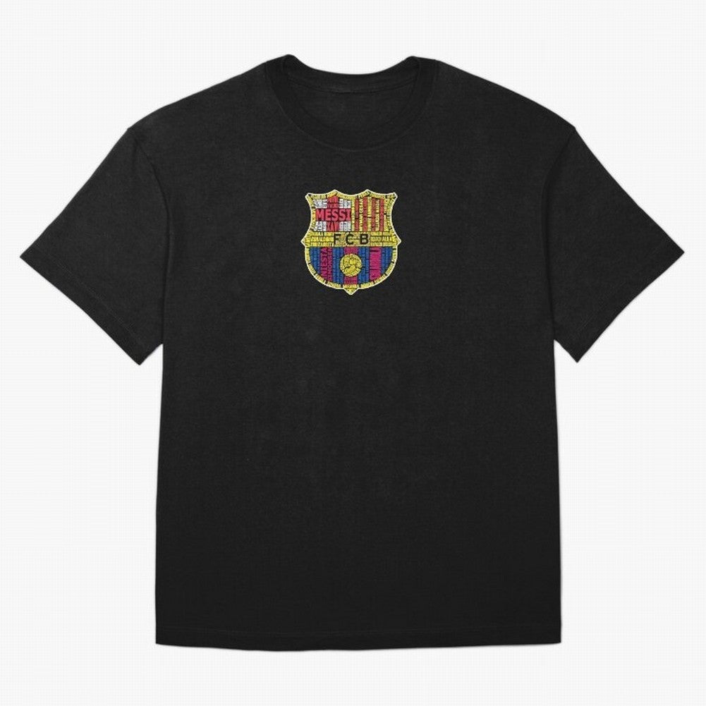 BAR-CE-LON-A Logo FC Merchandise Classic T-Shirt Stand with FIFA World Cup 2026 Spirit, Driven by Germany, Messi, Retro Football Energy, Iconic Rivalries, Trophy Chase Drama and Stadium Atmosphere; Ideal for Fans Who Follow Messi, Cristiano