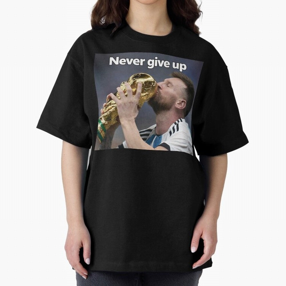 Messi Oversized T-Shirt Bring Home FIFA World Cup 2026 USA Canada Mexico Driven by Haaland and Mbappe, Netherlands Energy, Sports Nostalgia, International Competition, Famous Players and Unforgettable Victories; Ideal for Passionate Fans Who Love