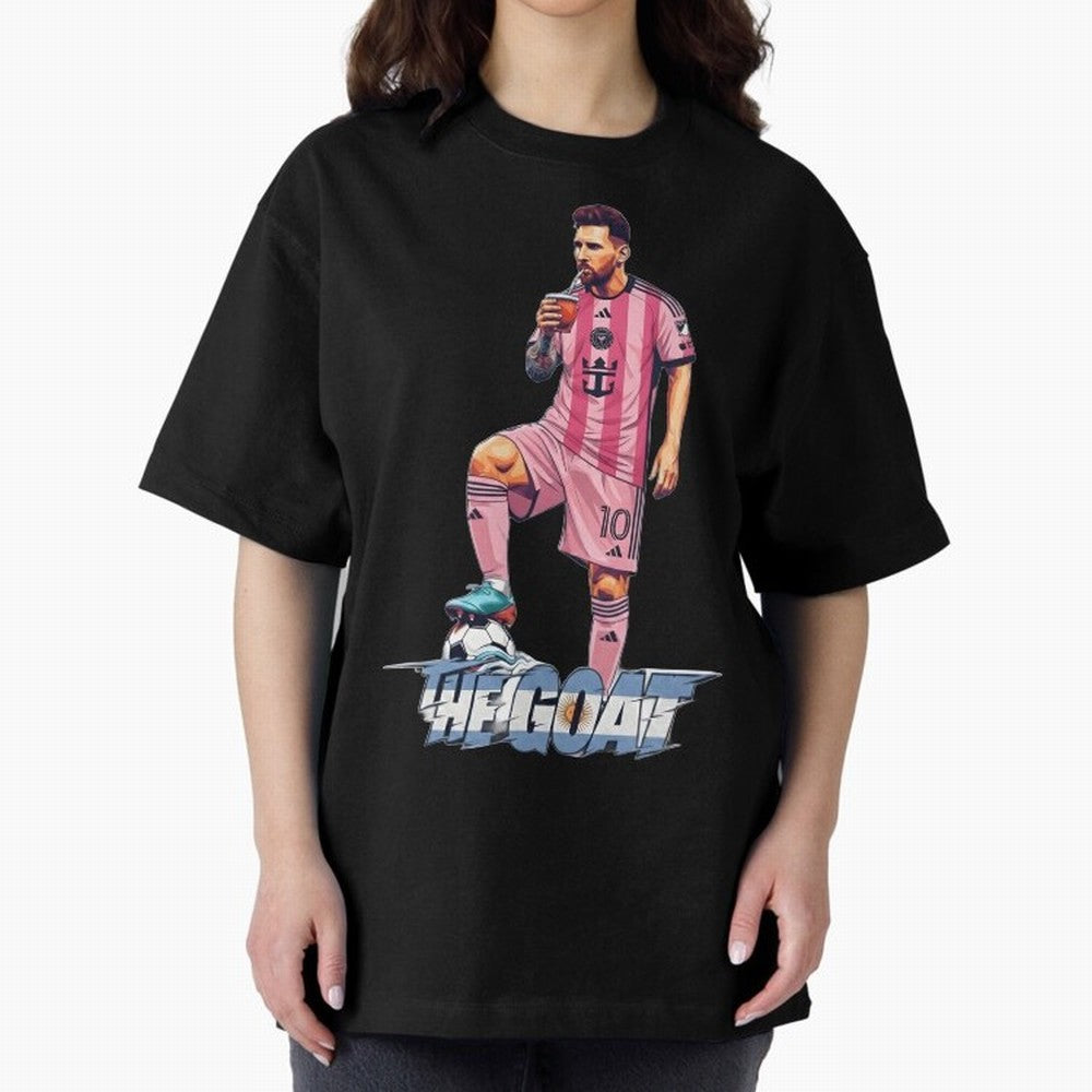 Messi Drawing Style Drinking Mate ¨C The Goat Design - Inter Miami Classic T-Shirt Make Every Match About FIFA World Cup 2026 USA Canada Mexico Highlighting Mbappe and Neymar, Spain and Netherlands Energy, Tournament Hype, Historic Matchups, Family