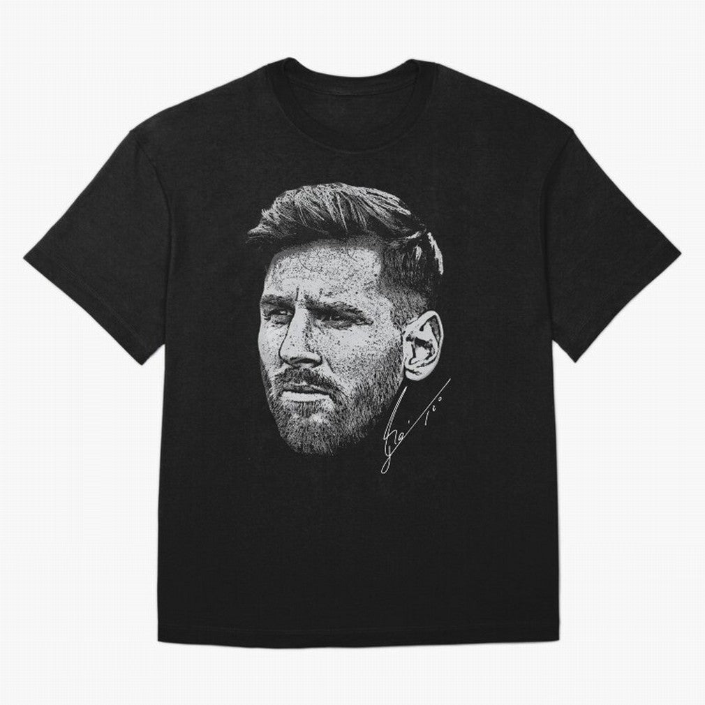 Lionel Messi Signed Boxy T-Shirt Capture FIFA World Cup 2026 for Fans of Messi, Neymar and Mbappe and Netherlands, Bringing Soccer Culture, Superstar Moments, National Team Dreams and Competitive Fire; Ideal for Fans Who Follow Messi, Cristiano