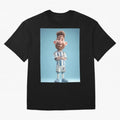Lionel Messi Soccer Caricature Cartoon Football Legend Classic T-Shirt Make Memories around FIFA World Cup 2026 USA Canada Mexico for Fans of Messi and Argentina, Bringing Worldwide Fan Energy, Dramatic Goals, Stadium Lights and Championship