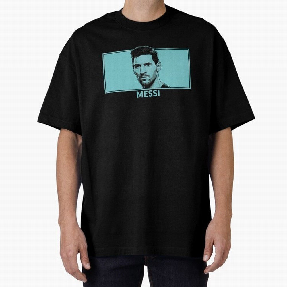 Messi Portrait - The Legend of Football Classic T-Shirt Stand Proud for Match Day Hype around FIFA World Cup 2026 Group Stage, CR7, England, Stadium Chants, National Pride, Trophy Dreams and Unforgettable Football Memories; Built for Supporters