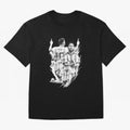 BLACK WHITE Lionel Messi watercolor illustration Classic T-Shirt Join Supporters Worldwide for FIFA World Cup 2026 USA Canada Mexico with Cristiano Ronaldo, England and Germany Energy, Global Supporter Spirit, Legendary Goals, National Colors and