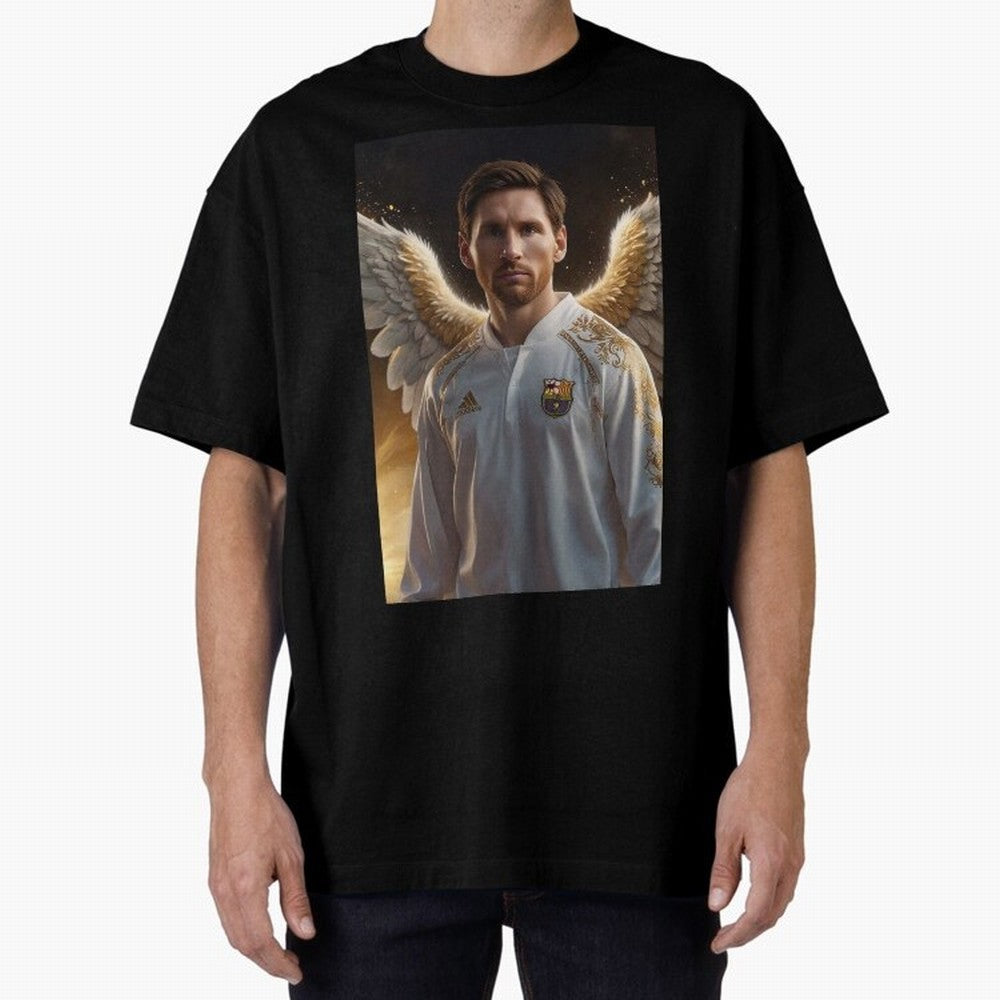Lionel Messi An Ange Oversized T-Shirt Make the Season About FIFA World Cup 2026 USA Canada Mexico Spirit, Connected to Brazil, CR7 and Messi, Worldwide Fan Energy, Dramatic Goals, Stadium Lights and Championship Celebrations; Great for Watch