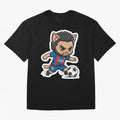 Fcb - Fc Barcelona | Cute Cat Messi with Jersey Barcelona Classic T-Shirt Build FIFA World Cup 2026 USA Canada Mexico Spirit, Connected to Spain, Messi and Cristiano Ronaldo, Football Passion, Legendary Performances, Festival Vibes and Supporter