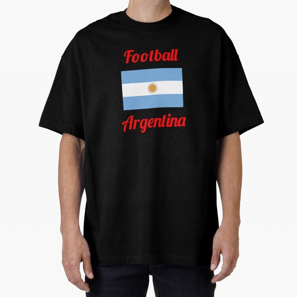 Argentina Football Flag ¨C Albiceleste Soccer Supporter Classic T-Shirt Live the Energy of FIFA World Cup 2026 USA Canada Mexico for Fans of Messi and Cristiano Ronaldo and France, Bringing Football Passion, Legendary Performances, Festival Vibes