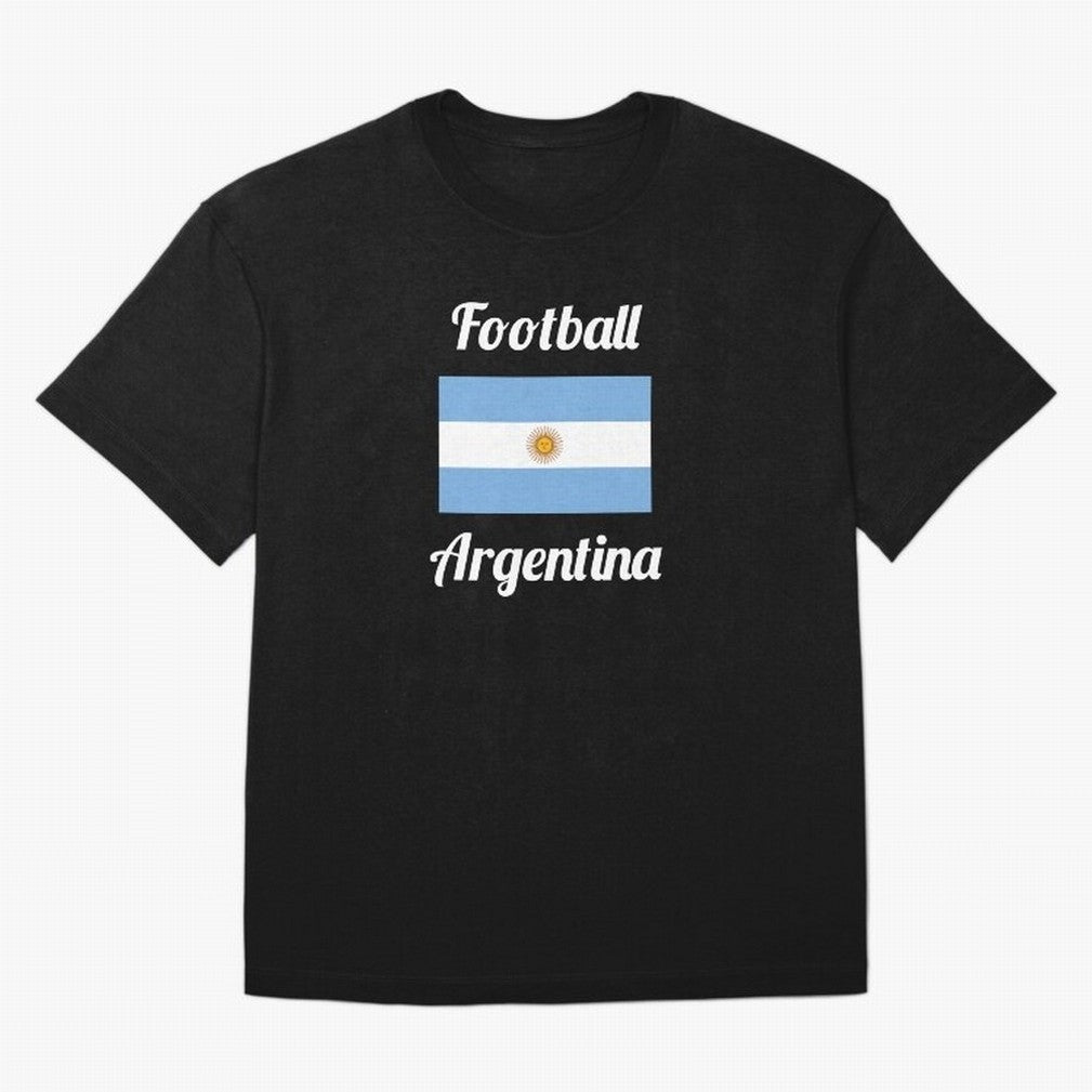 Argentina Football Flag ¨C Albiceleste Soccer Supporter Active T-Shirt Show Championship Spirit for Global Football Passion for FIFA World Cup 2026, with Messi, Neymar and Mbappe, Argentina, Retro Football Energy, Iconic Rivalries, Trophy Chase