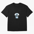 Lionel Messi Number 10 Jersey Illustration Classic T-Shirt Honor the Beautiful Game during the FIFA World Cup 2026 USA Canada Mexico Journey through Messi, Neymar and Mbappe Highlights, Argentina Pride, Classic Soccer Heritage, Championship