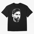 Design Big Face Lionel Messi Classic T-Shirt Celebrate the Magic of FIFA World Cup 2026 for Fans of Cristiano Ronaldo and Argentina and Brazil, Bringing Fan Favorite Moments, National Team Passion, Big Match Drama and Soccer History; Great for